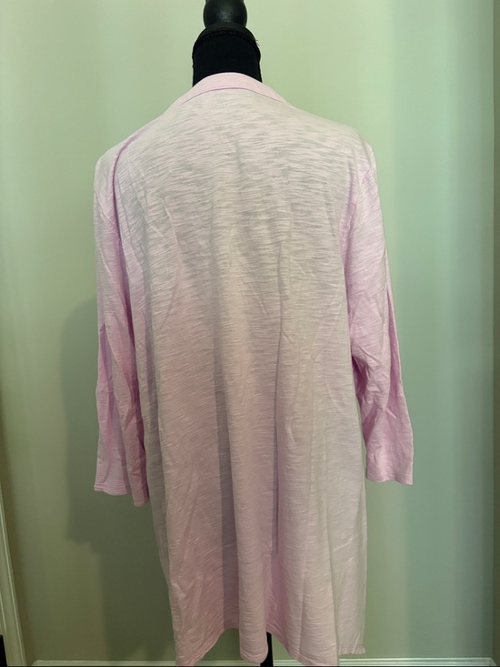 Chico's Light Pink V-Neck Slub-Knit Tunic - Picture 4 of 5